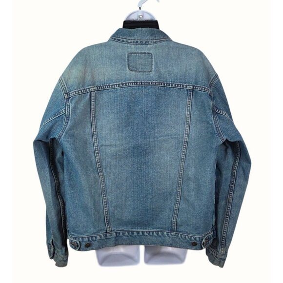 Vintage 1980's Era Levis Medium 70507 Type 3 Standard Trucker Denim Jacket Blue - Picture 4 of 7